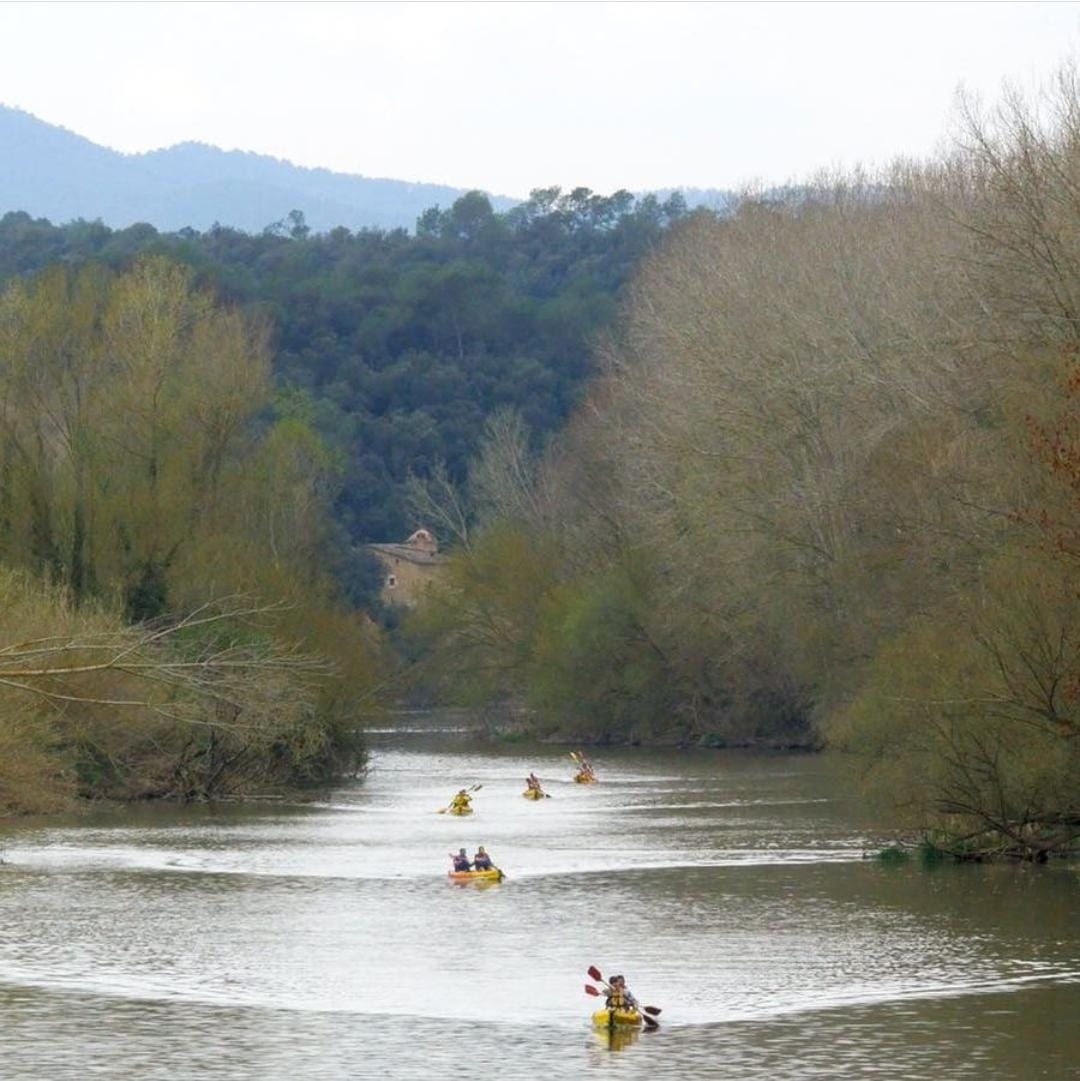 Caiac pel riu Ter, Mas Trobat - Hotel Rural Empordà, Hotel Romàntic amb Jacuzzi